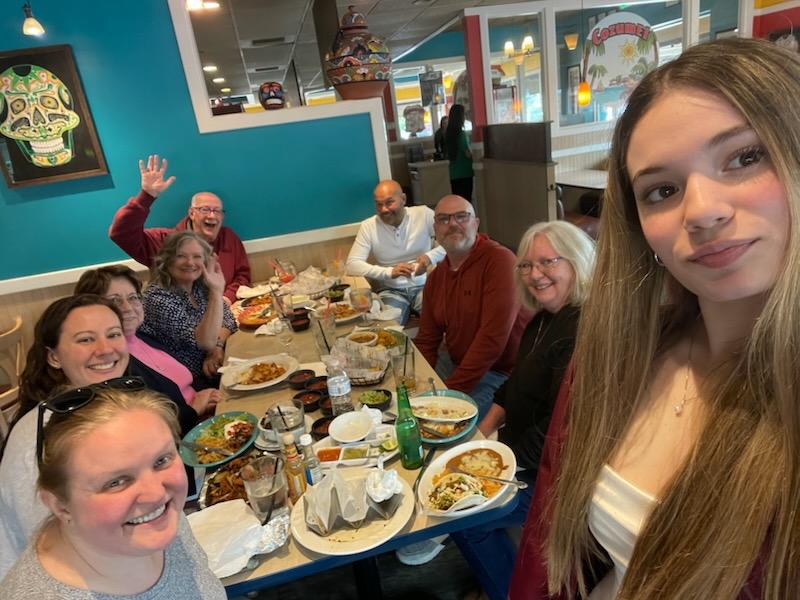 Makayla's dinner at Cozumel'